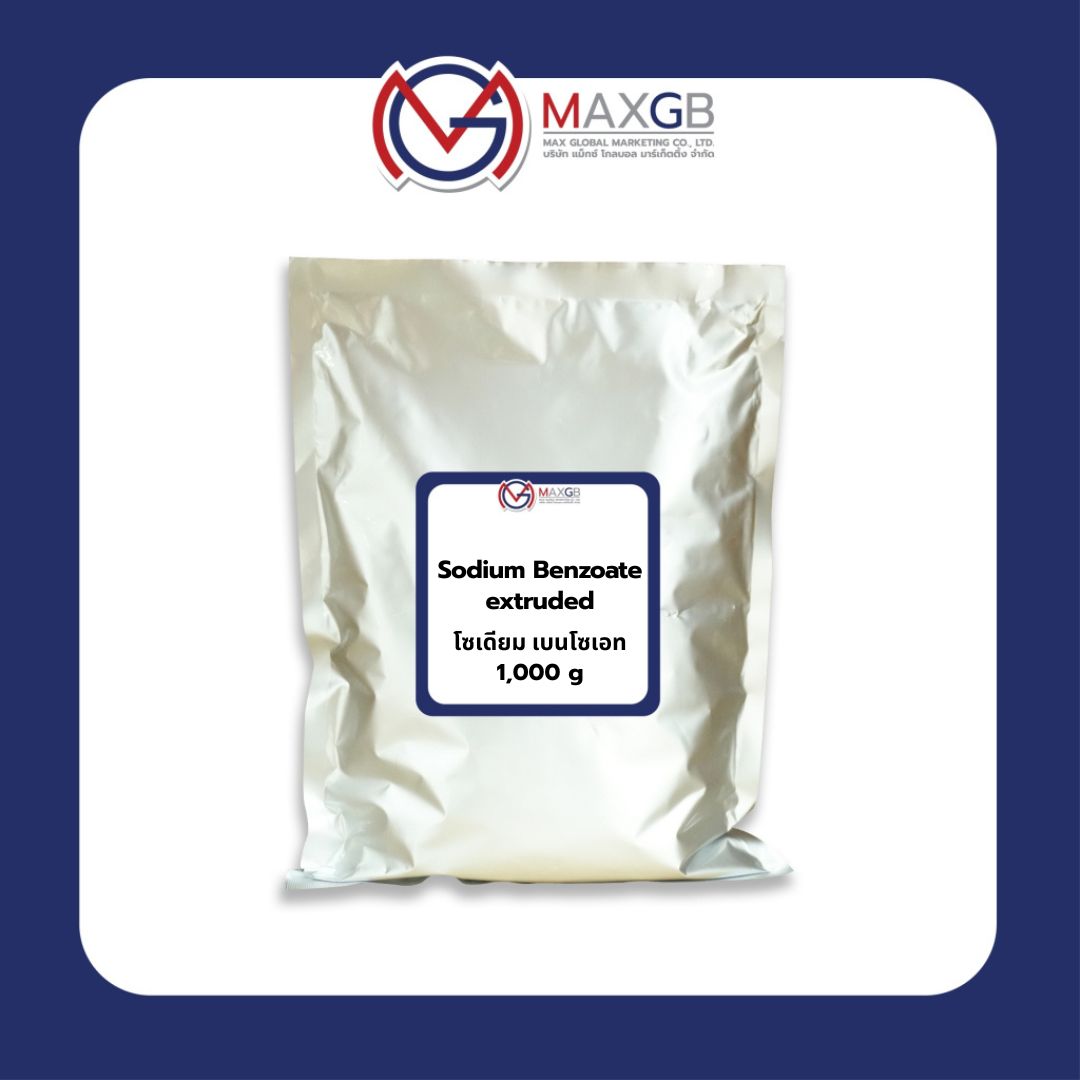 สารกันเสีย (Sodium benzoate) extruded (Puroxs) จำนวน 1 ถุง บรรจุ 1 กิโลกรัม