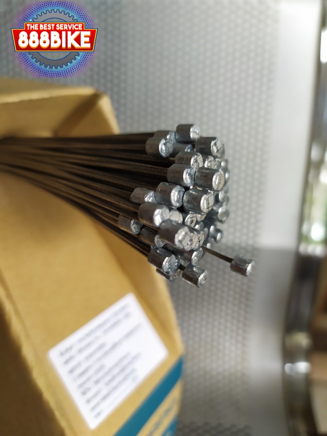 สายในเกียร์/เบรค SHIMANO แสตนเลสอย่างดี 1.2 x 2100MM/ 1.6 x 2050MM. (ราคาต่อ 1 เส้น )