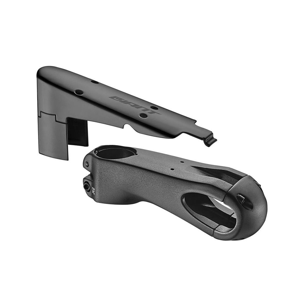 คอแฮนด์แอร์โร่ GIANT CONTACT SL AERO STEM AND COVER STEM, ยาว 90mm / 100mm / 110mm มีสีดำ
