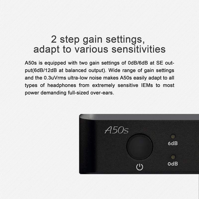 ขาย Topping A50S แอมป์หูฟังตั้งโต๊ะ รองรับ Hi-Res