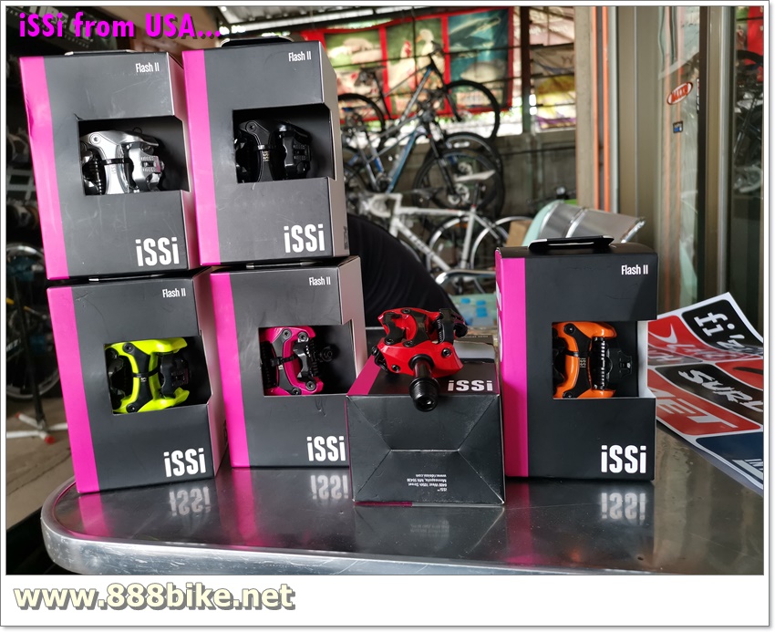 บันไดเสือภูเขา ISSI FLASH II แบร์ริ่ง แกนโครโม ทน ลื่น แกร่ง เซอร์วิสง่าย มี 5 สี