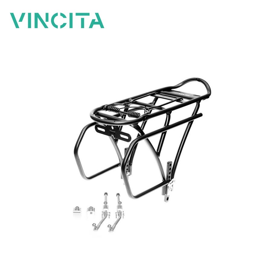 ตะแกรงหลังรถพับ16-20" ตะแกรงท้าย VINCITA C010 REAR CARRIER SMALL WHEEL ,C010***มีเฉพาะสีดำ*** ตะแกรงรถพับ