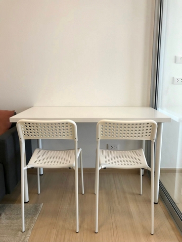 ให้เช่าคอนโด พลัม รังสิต เฟรช ตึก A 26.77 ตร.ม.เฟอร์ครบ มีเครื่องซักผ้า ใกล้ ม.กรุงเทพ