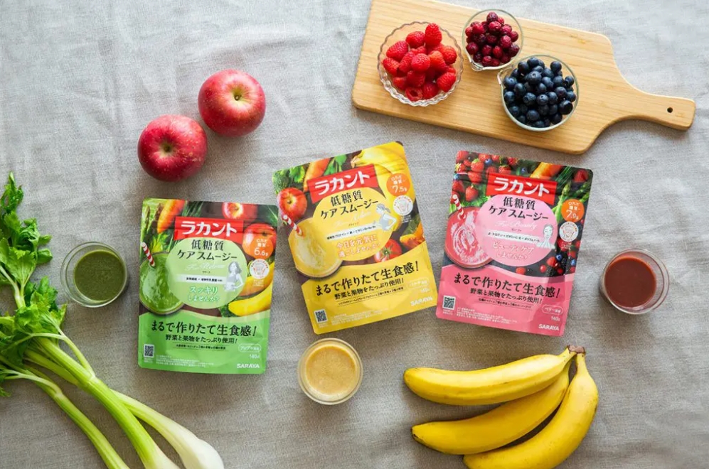 สมูทตี้ลดน้ำตาลเพื่อสุขภาพและความงาม Saraya lakanto release smoothie 140grams