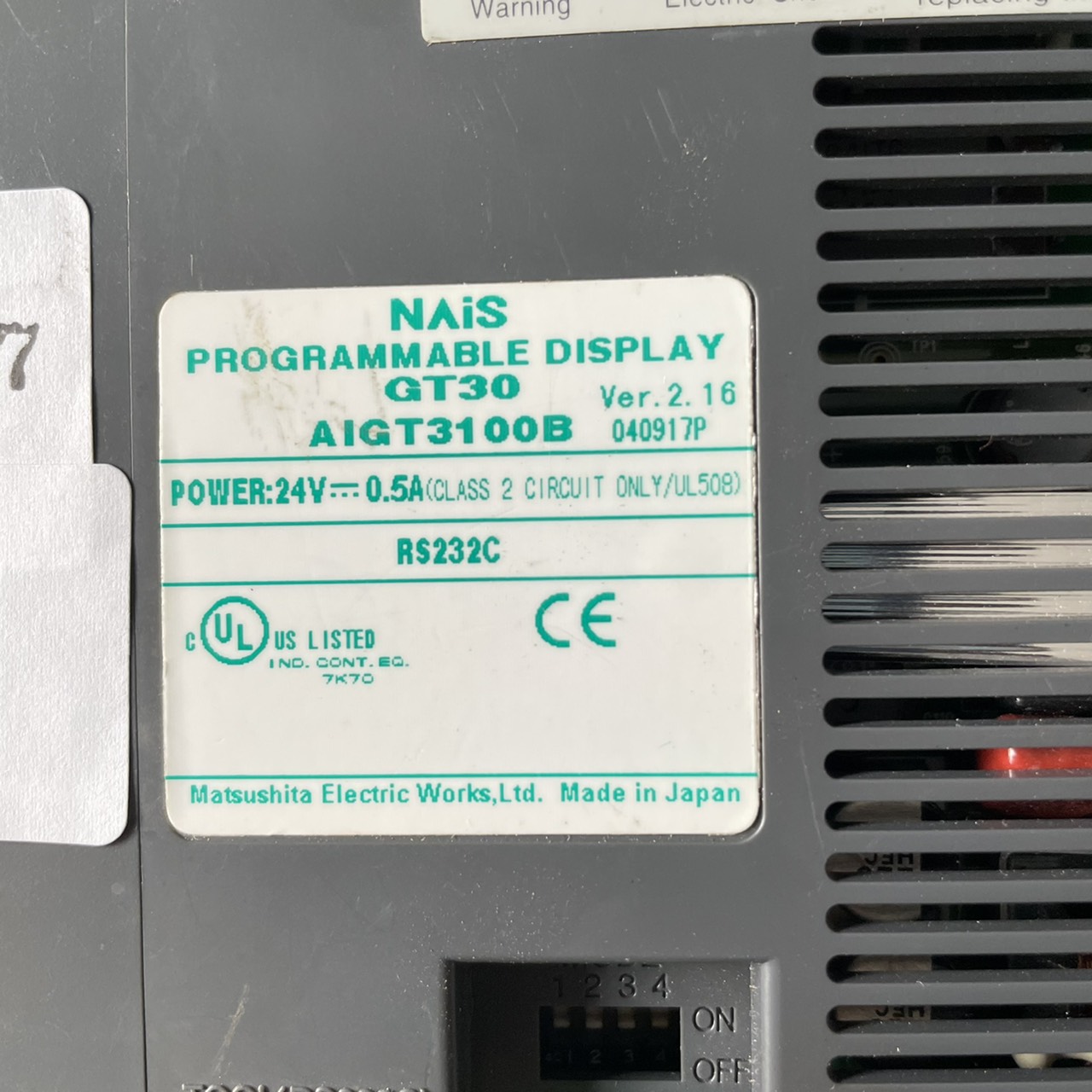 AIGT3100B HMI " NAIS "