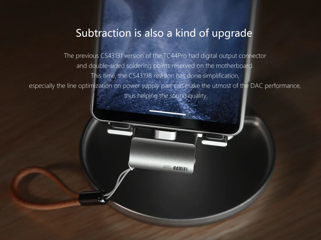 DD TC44 PRO (CS43198) แจ็คแปลง TypeC / Lightning ให้รองรับหูฟัง 4.4mm Balanced รุ่นที่ 3