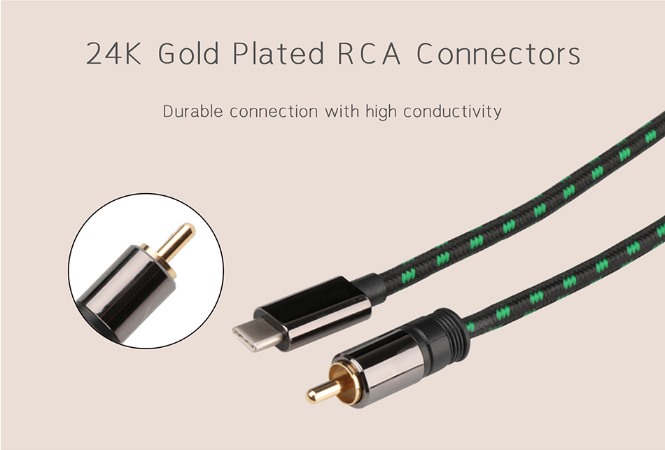 ขาย Cayin CS-30TCR สายแปลง USB Type-C เป็น RCA Coaxial สำหรับ Cayin Daps
