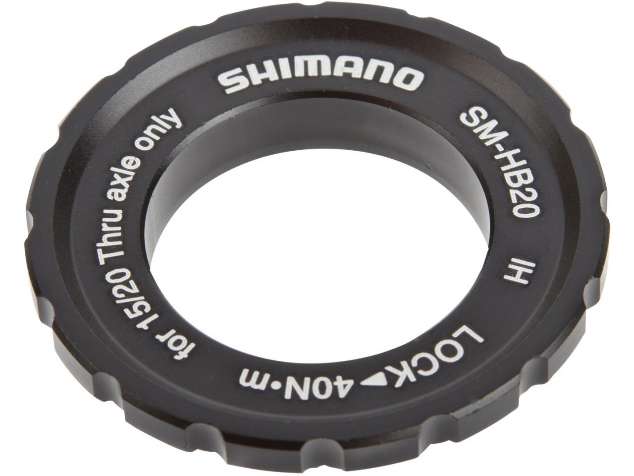 SHIMANO ฝาล๊อคใบดิสโรเตอร์แบบใหญ่ EXTERNAL, SM-HB20 (MALAY)