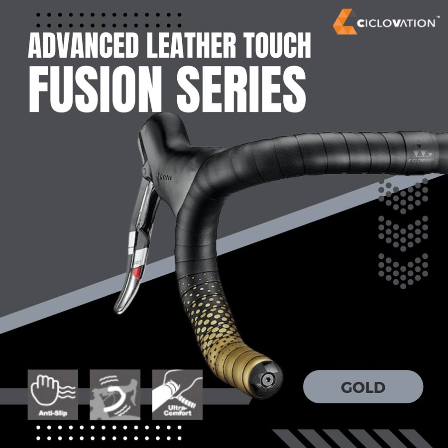 ผ้าพันแฮนด์ CICLOVATION ADVANCED LEATHER TOUCH - Fusion Series Made in Taiwan