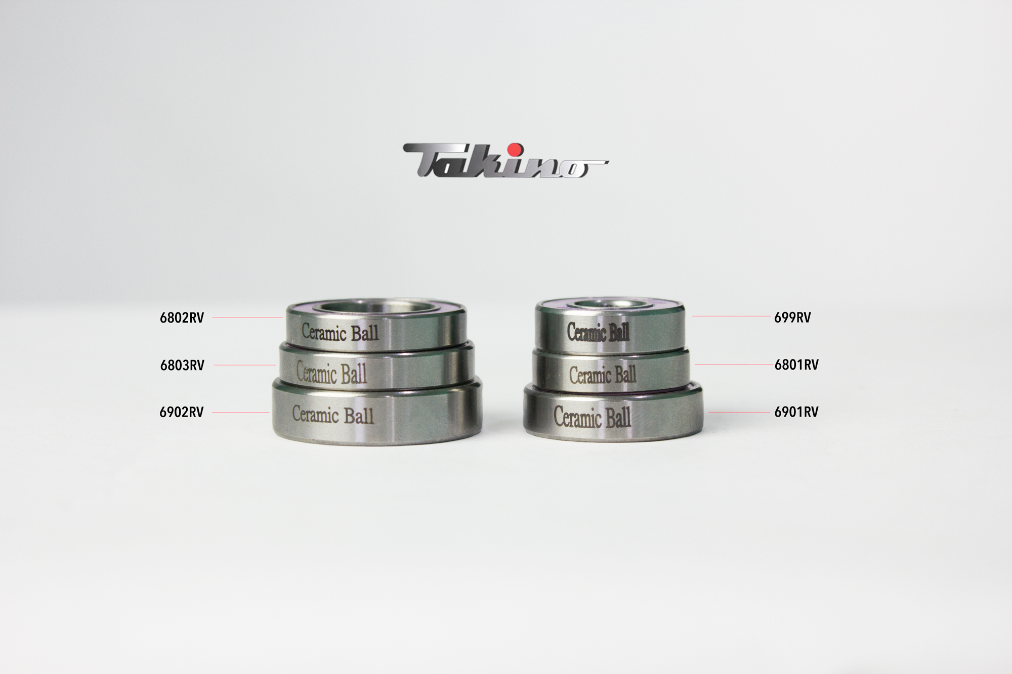 ตลับลูกปืนเซรามิค TAKINO CERAMIC BALL BEARING (มีตัวเลือกขนาด)