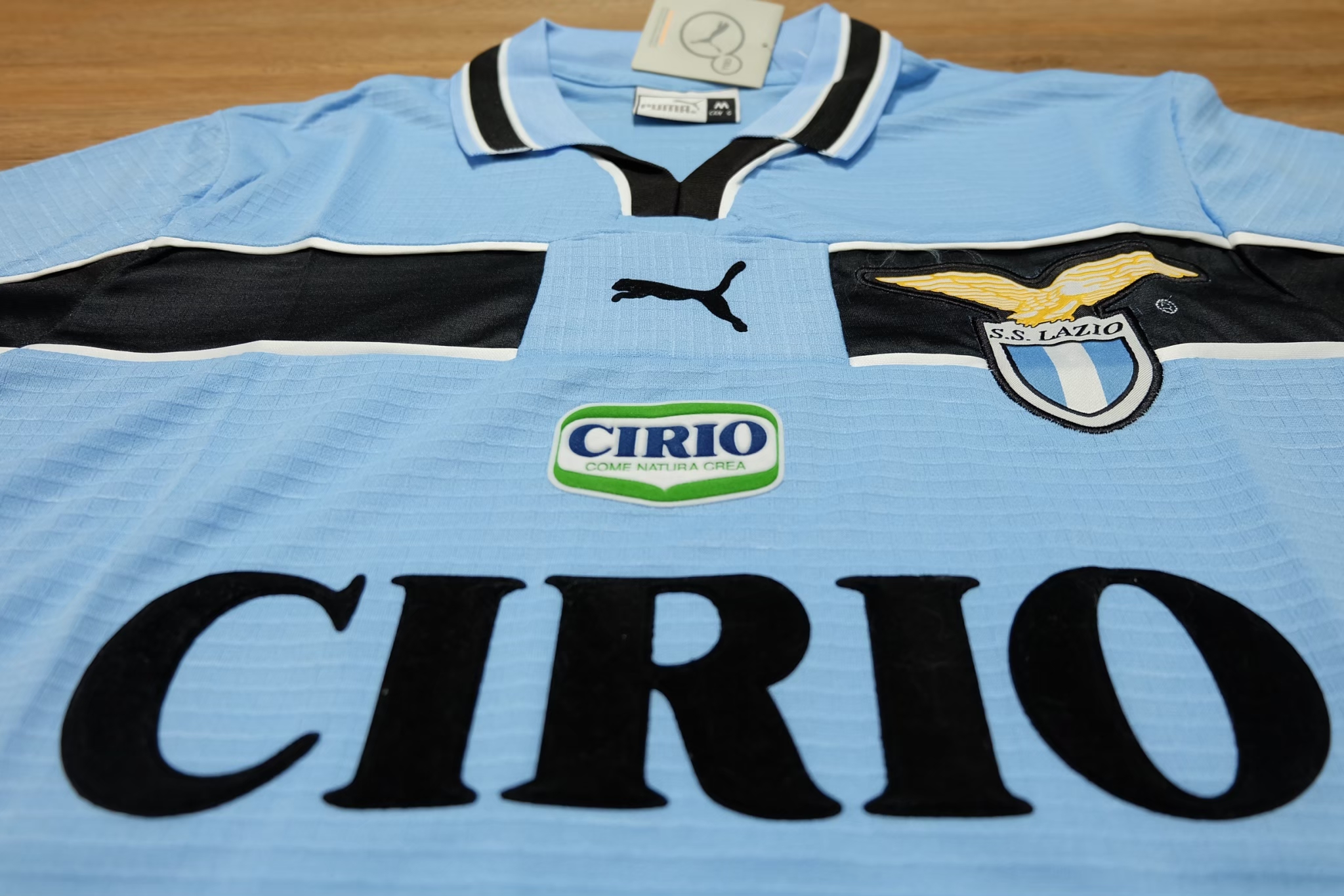 Lazio 1998/99 Home Vintage Jersey เสื้อบอลลาซิโอย้อนยุค เสื้อลาซิโอย้อนยุค Lazio Cirio Puma