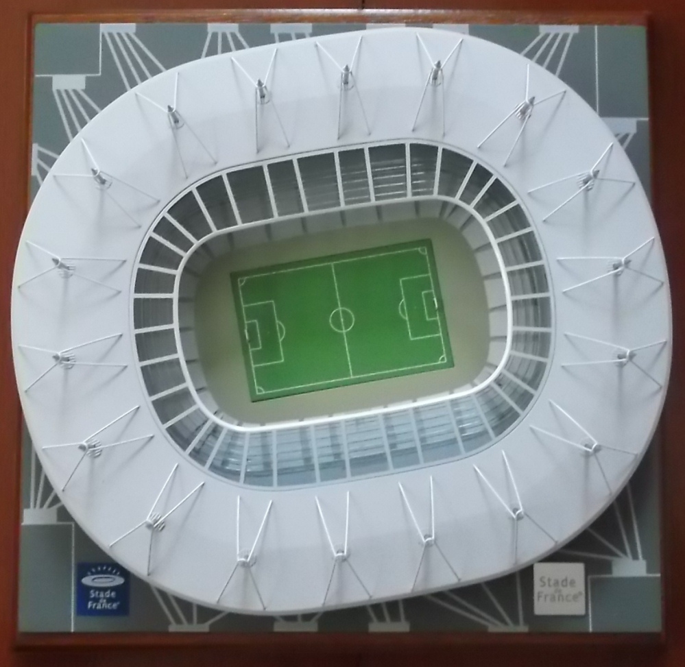 โมเดลสนามฟุตบอล ทีมชาติฝรั่งเศส - สนามสต๊าด เดอ ฟร็องส์ ใหม่ / FRANCE National Football Team Football Stadium Model - STADE de FRANCE Stadium NEW