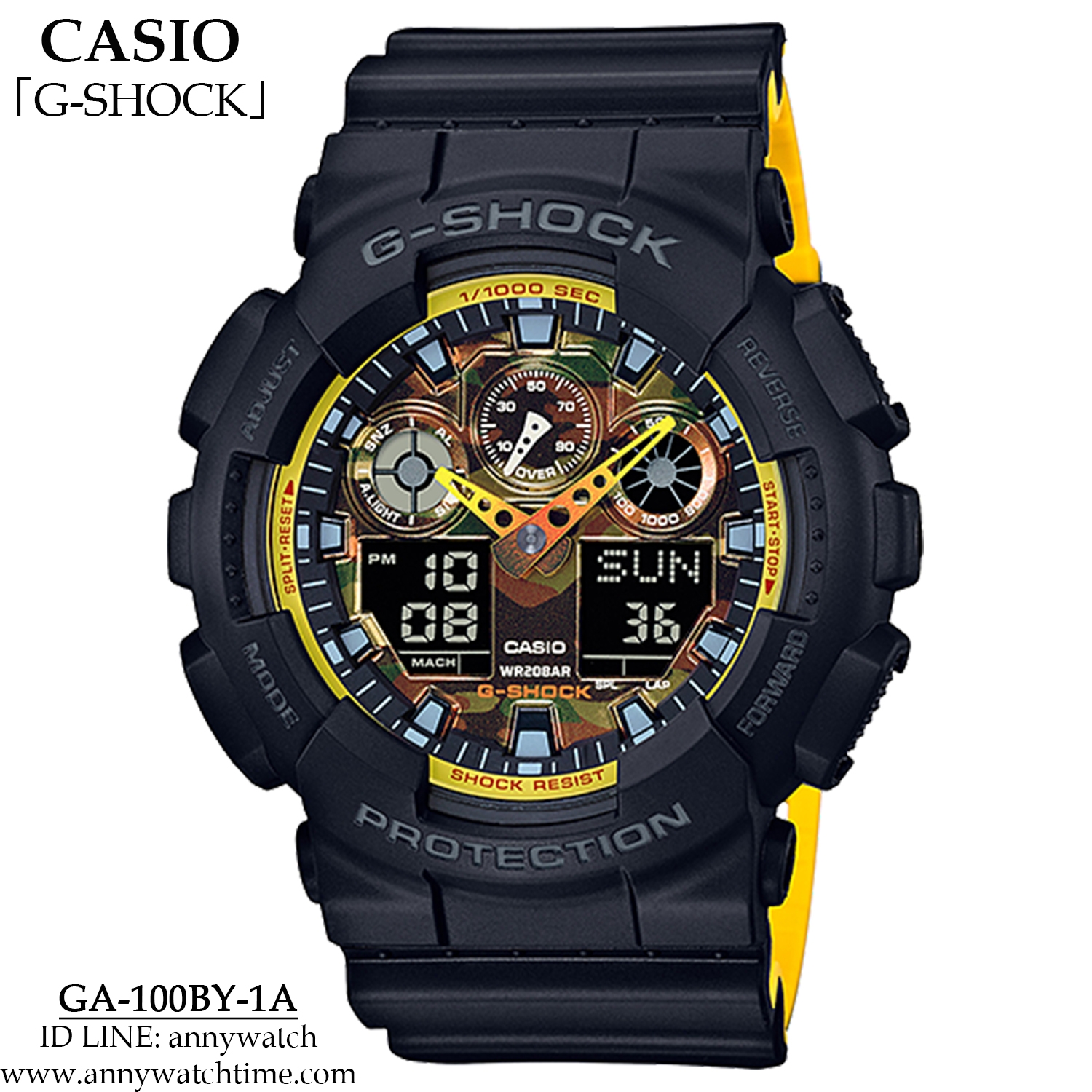 G-SHOCK GA-100BY-1A