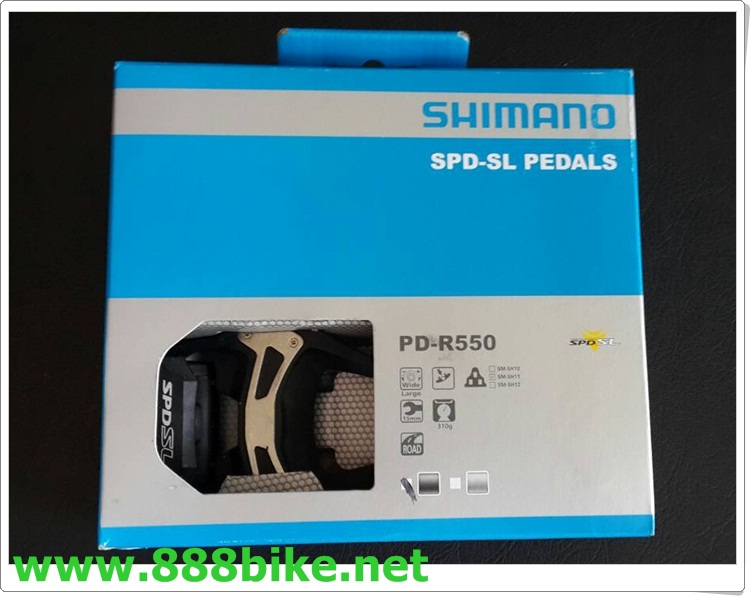 บันไดชิมาโน่ รุ่น PDR550, สีดำ, มีคลีท, ไม่มีทับทิม, มีกล่อง