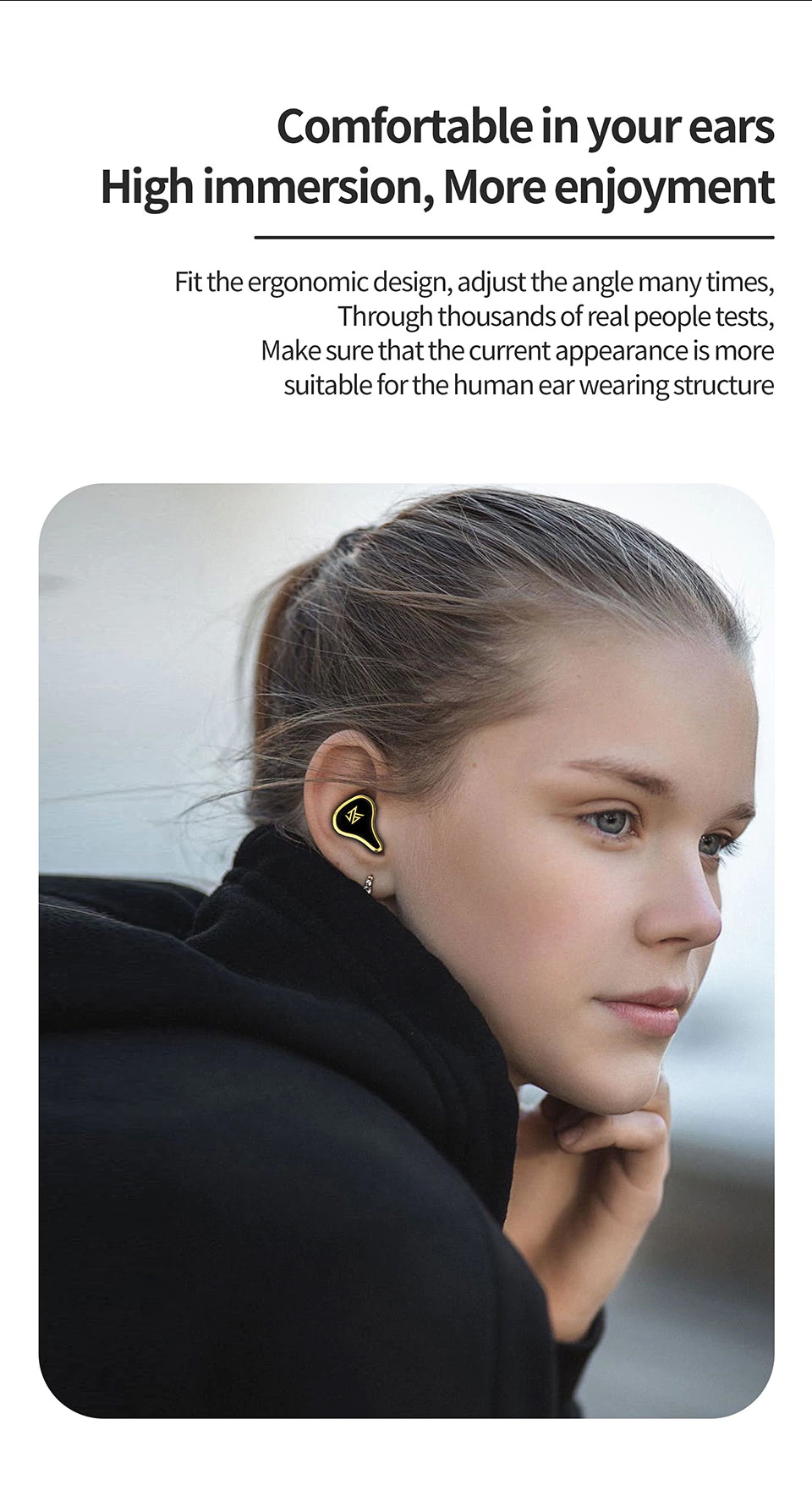 KZ SK10 PRO หูฟัง TWS 2 ไดรเวอร์ 1BA+1DD ประกันศูนย์ไทย