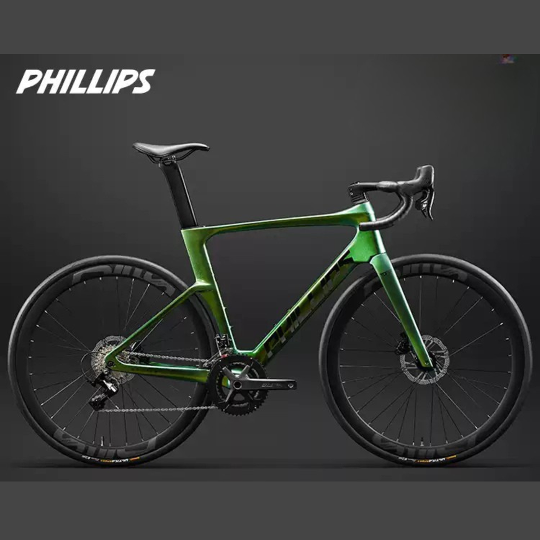 จักรยานเสือหมอบคาร์บอนไฟเบอร์ PHILLIPS SACHEM 24 สปีด | ดิสก์เบรก 700x28C | 2025