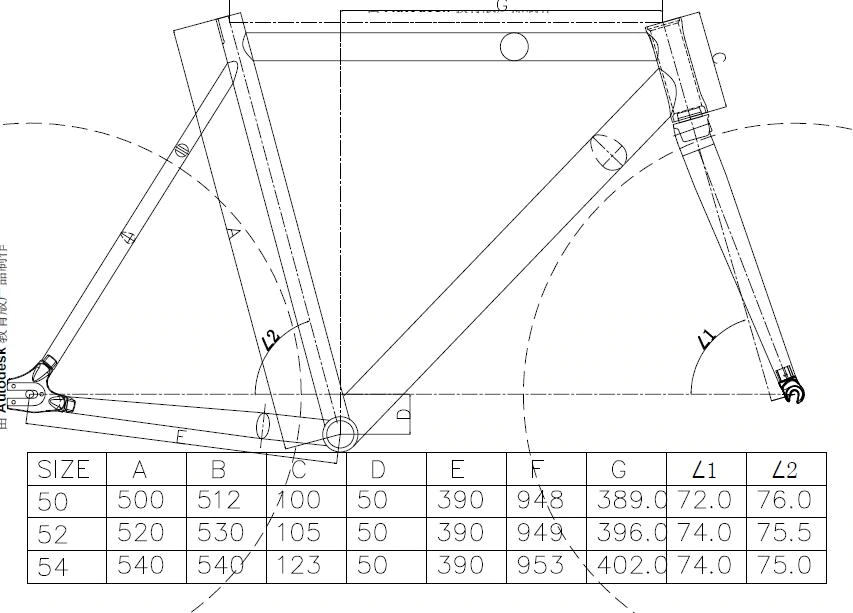 เฟรมเซ็ต เฟรม TSUNAMI Aluminum Fixed Gear Frame Fork Road Track 700c