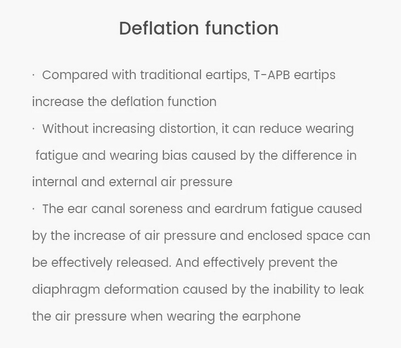 TANCHJIM T-APB จุกหูฟังซิลิโคน ใส่สบาย เพิ่มรายละเอียดเสียง 2 คู่ (T300B + T300T)