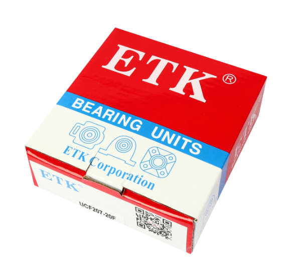 ตลับลูกปืนตุ๊กตา ทรงสี่เหลื่ยม ระบบซีลป้องกันฝุ่น รูเพลา 1-1/4 นิ้ว ETK อีทีเค รุ่น UCF207-20 Pn.E151-0040 (แท้) ##