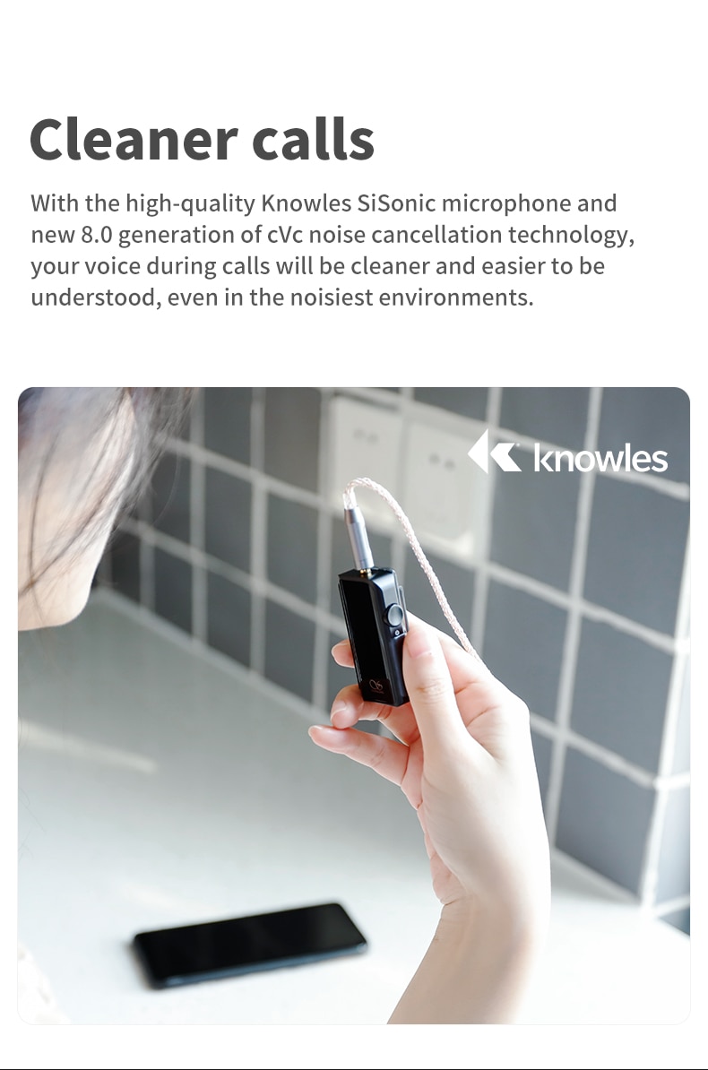 ขาย SHANLING UP2 DAC/AMP พกพา ชิป Qualcomm CSR8675 รองรับบลูทูธ 5.0 aptX HD, LDAC, HWA LHDC, AAC