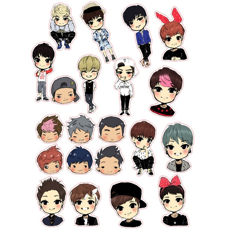 สติ๊กเกอร์ GOT7 (pvc กันน้ำ)