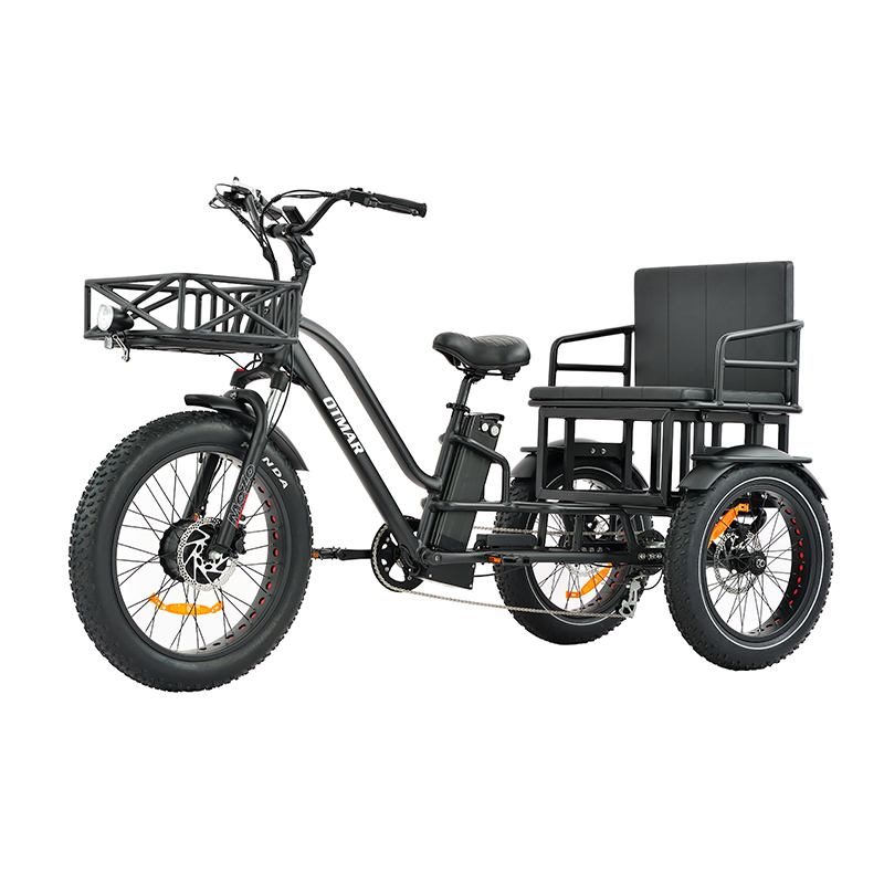 จักรยานไฟฟ้าสามล้อ OTMAR OTM-T14 750W | แบต Samsung 48V | วิ่งไกล 120 กม. | รับน้ำหนัก 185 กก.