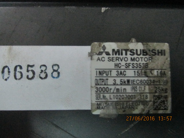 SERVO MOTOR “ MITSUBISHI ” รุ่น HC-SFS353B