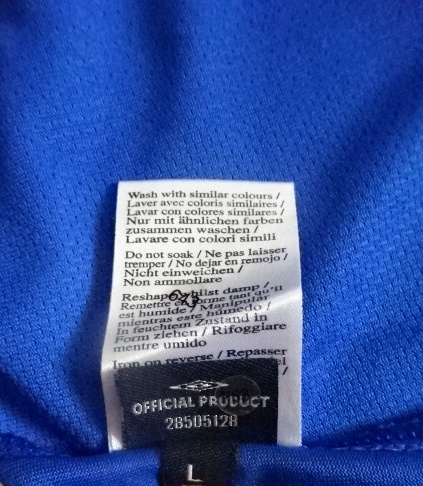 เสื้อฟุตบอล ทีมสโมสรเรนเจอร์ส ชุดเหย้า 2007/08 L-Size / RANGERS Football Shirt Home Kit 2007/08 Jersey L-Size