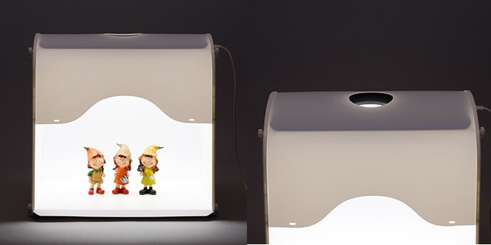 ขาย Photo Light Box รุ่น50 กล่องถ่ายภาพสินค้าแบบมืออาชีพ ฉากหลังขาว LED (ขนาด 508 x 405 x 410mm)