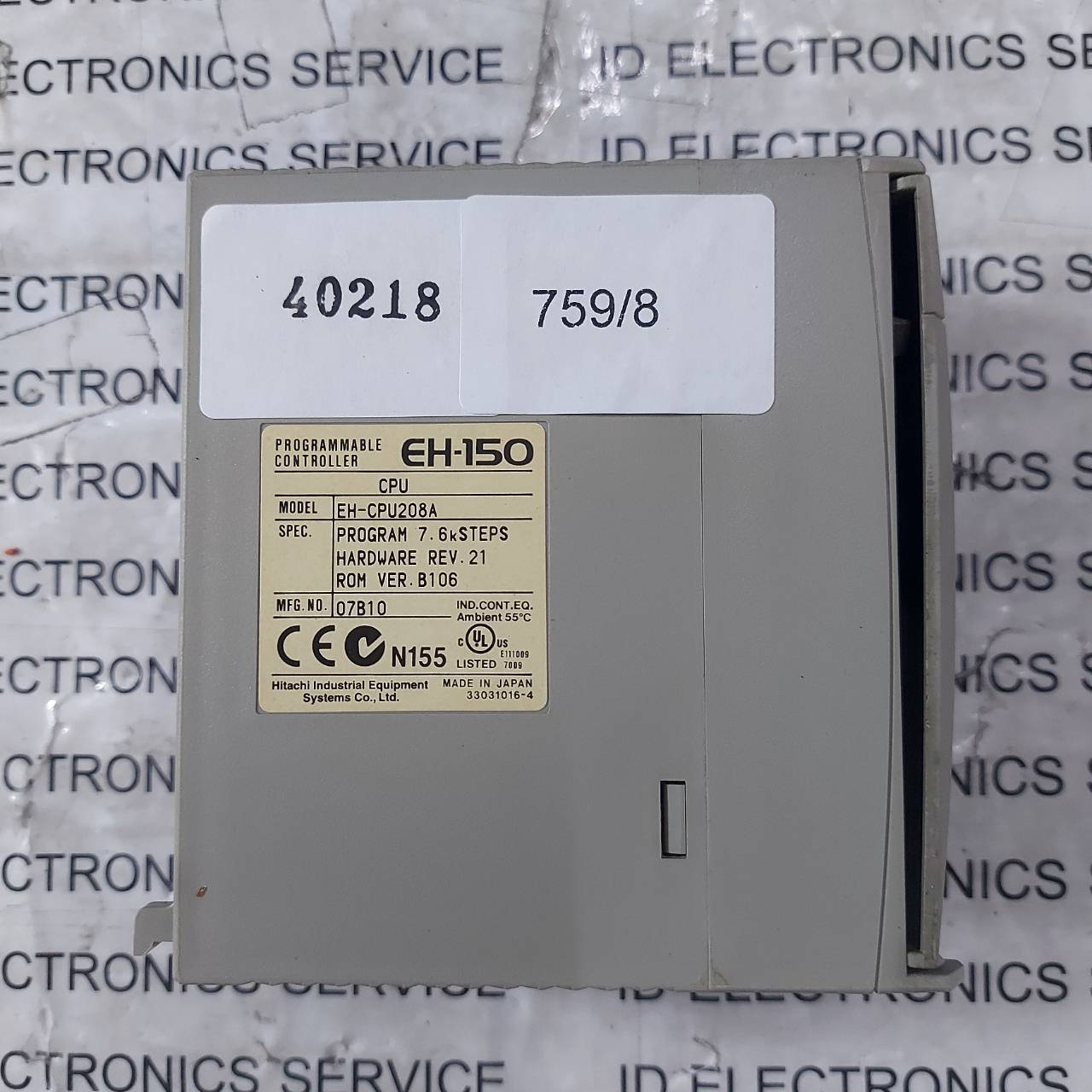 EH-CPU208A PLC " HITACHI "