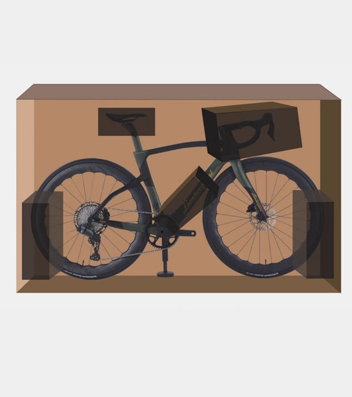 Lamborghini Terzo Millennio T7000 Carbon Electric Road Bike | Shimano 105 Di2 | 8.5kg | 24-Speed