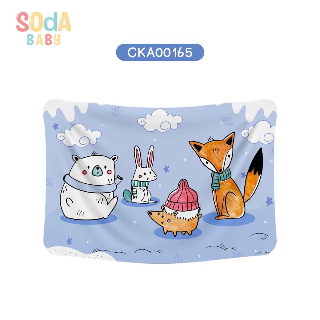 ผ้าห่มเด็ก ลาย Winter รหัส CKA00165 ⛄️❄️#Winter #SOdAbaby