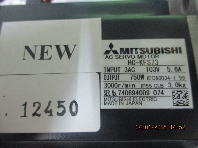 SERVO MOTOR “ MITSUBISHI ” รุ่น HC-KFS73