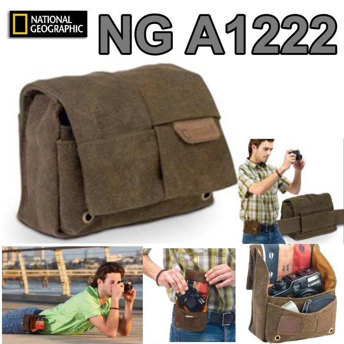 กระเป๋า NG A1222 NATIONAL GEOGRAPHIC สำหรับใส่กล้องคอมแพค ราคาถูก ราคาส่ง ส่งฟรี EMS Tel 080-557-6690 รับประกัน5ปี