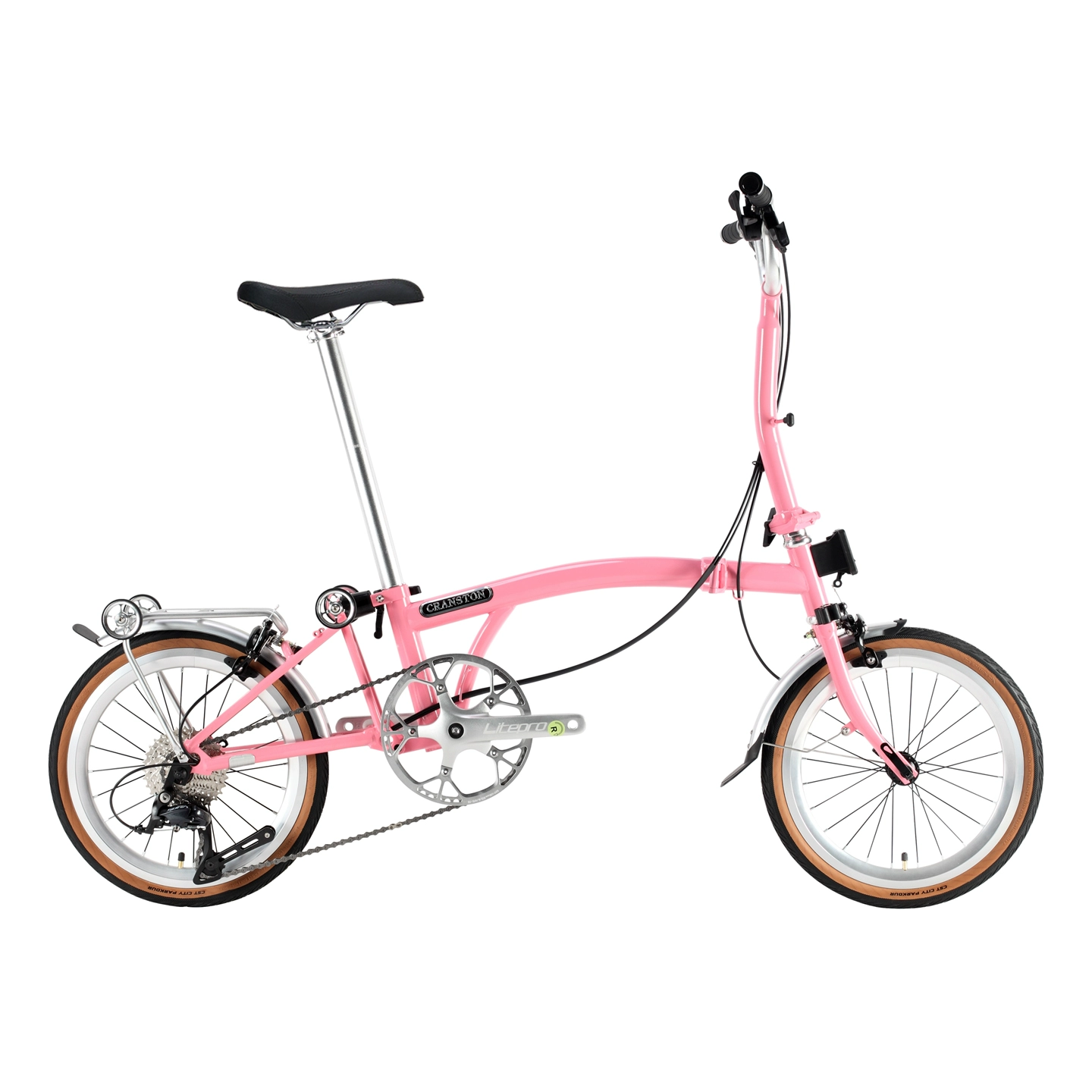 จักรยานพับ Cranston R9 16 นิ้ว 9 สปีด น้ำหนักเบา 12.5kg พับ 3 ทบ ดีไซน์เรโทร 16 สี — ปั่นในเมือง ปั่นไปทำงาน สะดวกพกพา