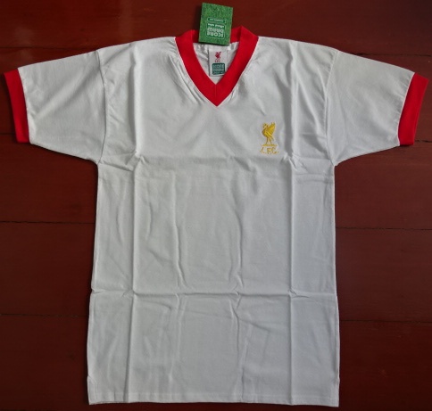 เสื้อฟุตบอล ทีมสโมสรลิเวอร์พูล ชุดเยือน เรโทร 1978 ใหม่ M-Size / LIVERPOOL Football Shirt Retro Away Kit 1978 Jersey NEW M-Size