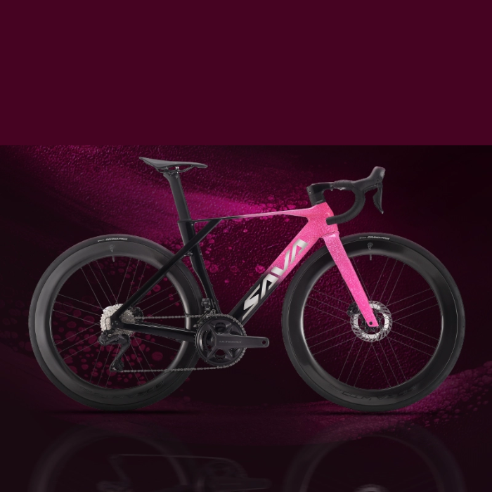 SAVA SLR8 Carbon Fiber Road Bike Shimano Ultegra Di2 8170 7.72kg Hydraulic Disc Brake | 2025