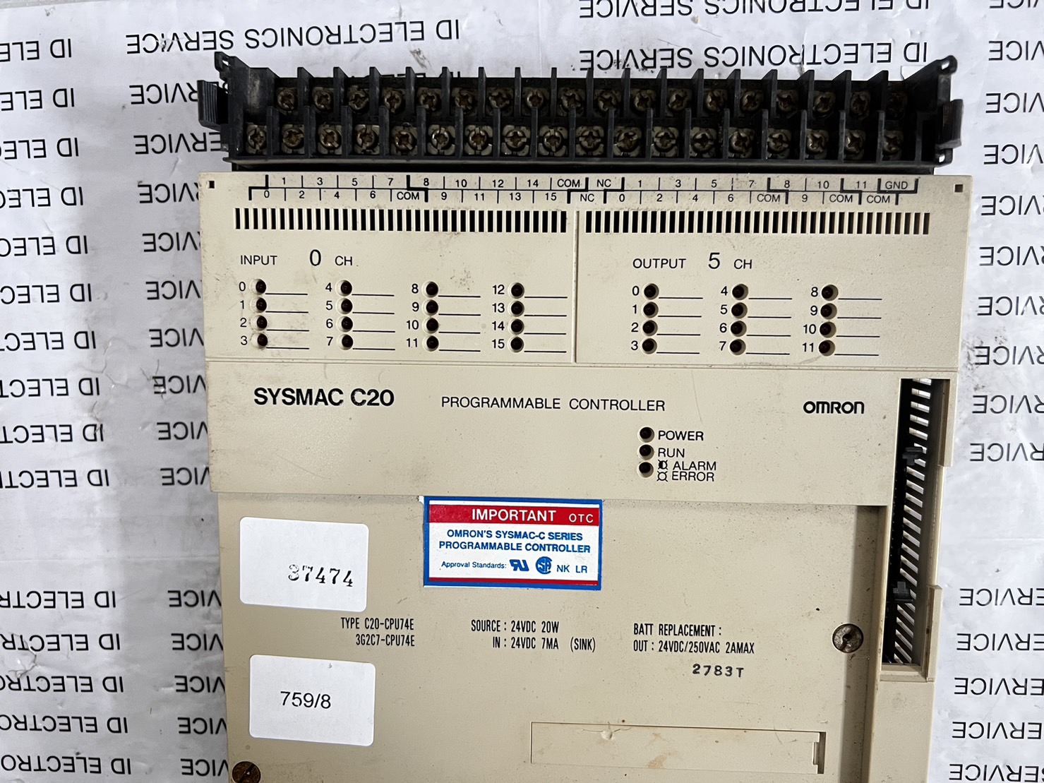 SYSMAC C20 PLC “ OMRON ”