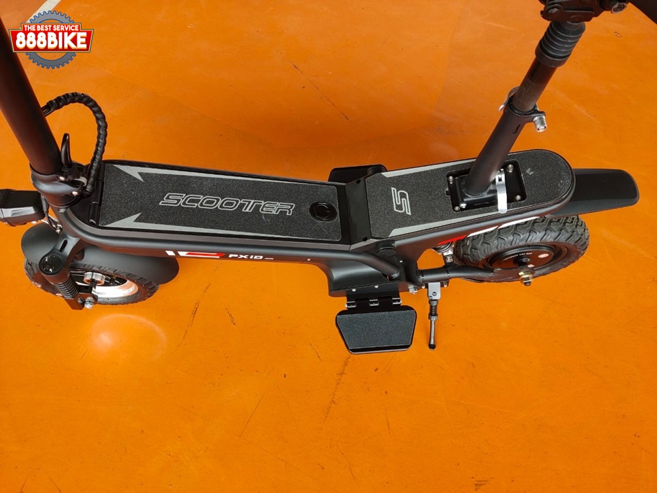 สกู๊ตเตอร์ไฟฟ้า PXID F1 ELECTRIC SCOOTER โช๊คหน้า+หลัง มอเตอร์ 500 วัตต์ ความเร็วสูงสุด 45กม./ชม, 10Ah 48V (30กม.) เดินทางได้ 30-40 กม.