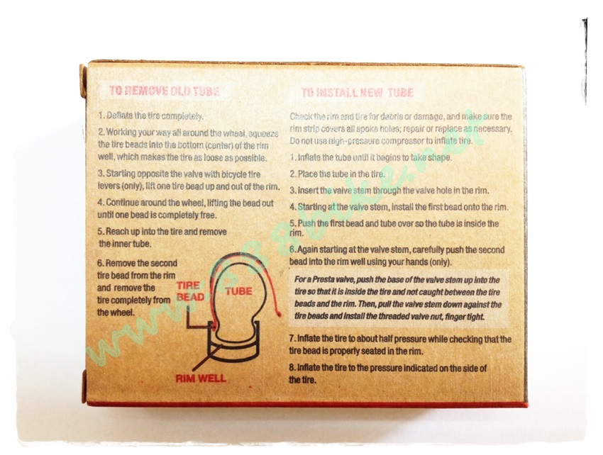 ยางใน Bontrager RD 700 x 18C - 23C ,60mm.