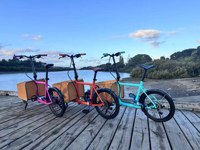 จักรยานขนส่งขนาดเล็ก KAGU – จักรยานอเนกประสงค์ 8 สปีด เบรกดิสก์ไฮดรอลิก ตะกร้าหน้าพับได้