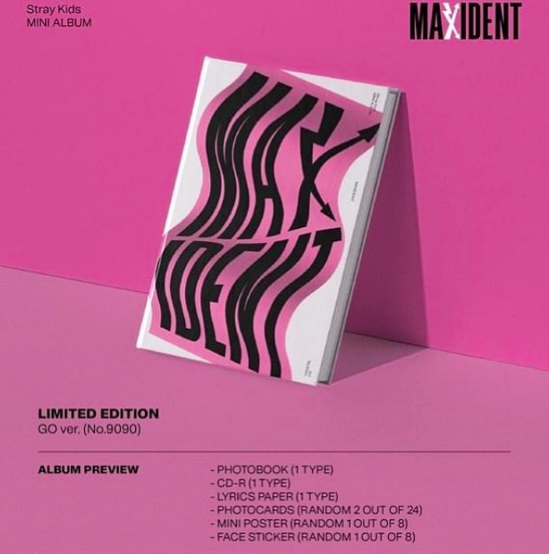 อัลบั้ม #StrayKids - Mini Album [MAXIDENT] (GO Ver.) (LIMITED EDITION) - Pre 2022-10-05-