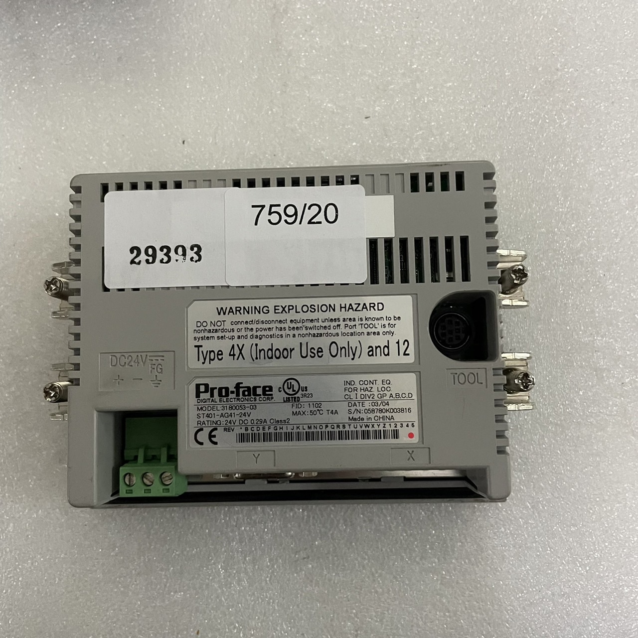 ST401-AG41-24V HMI " PROFACE "