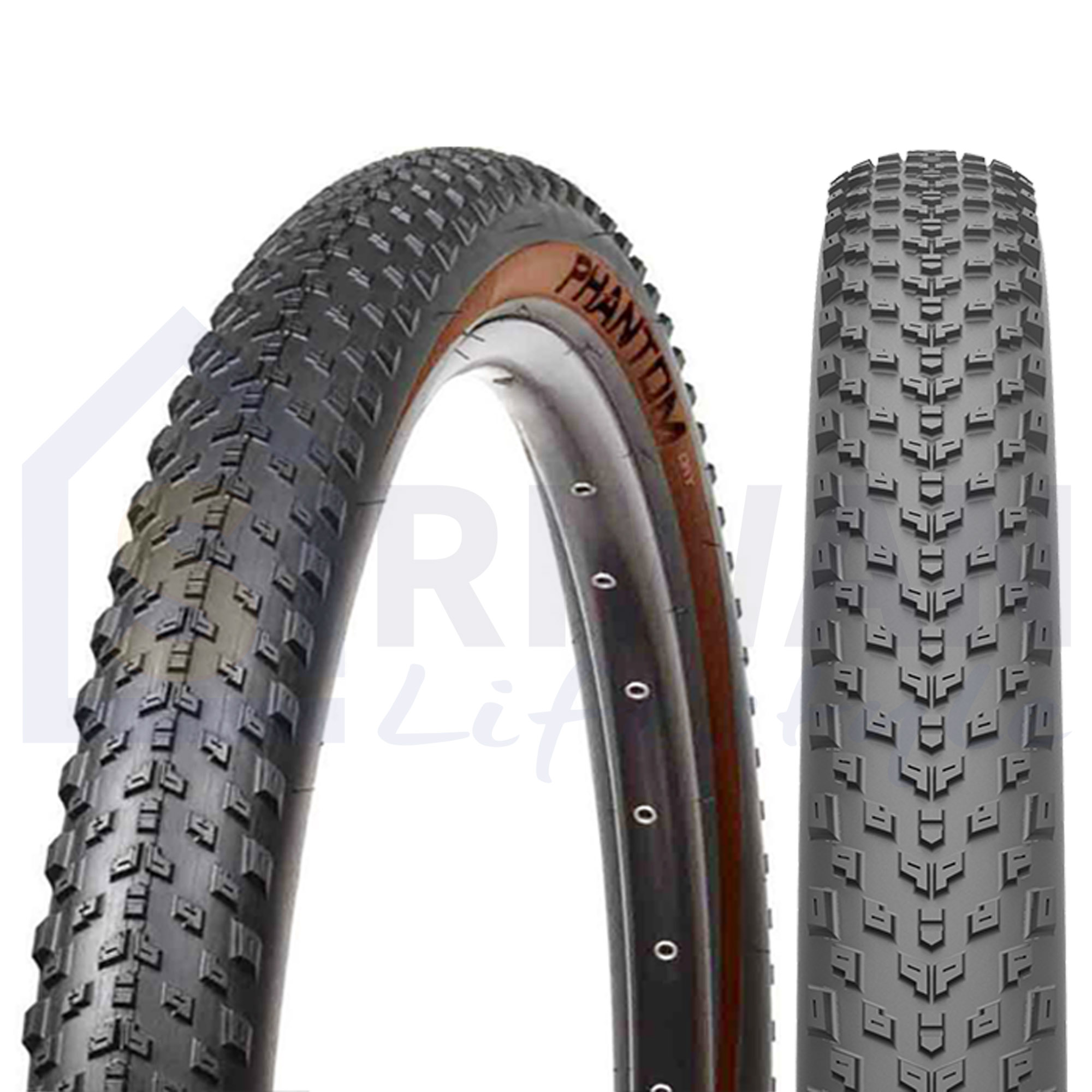 CHAOYANG ยางนอกเสือภูเขา ยางนอกจักรยาน PHANT0M DRY ขนาด29x2.20 ยางพับ TAN WALL (แพ็ค 1 เส้น) รุ่น EB10802008F