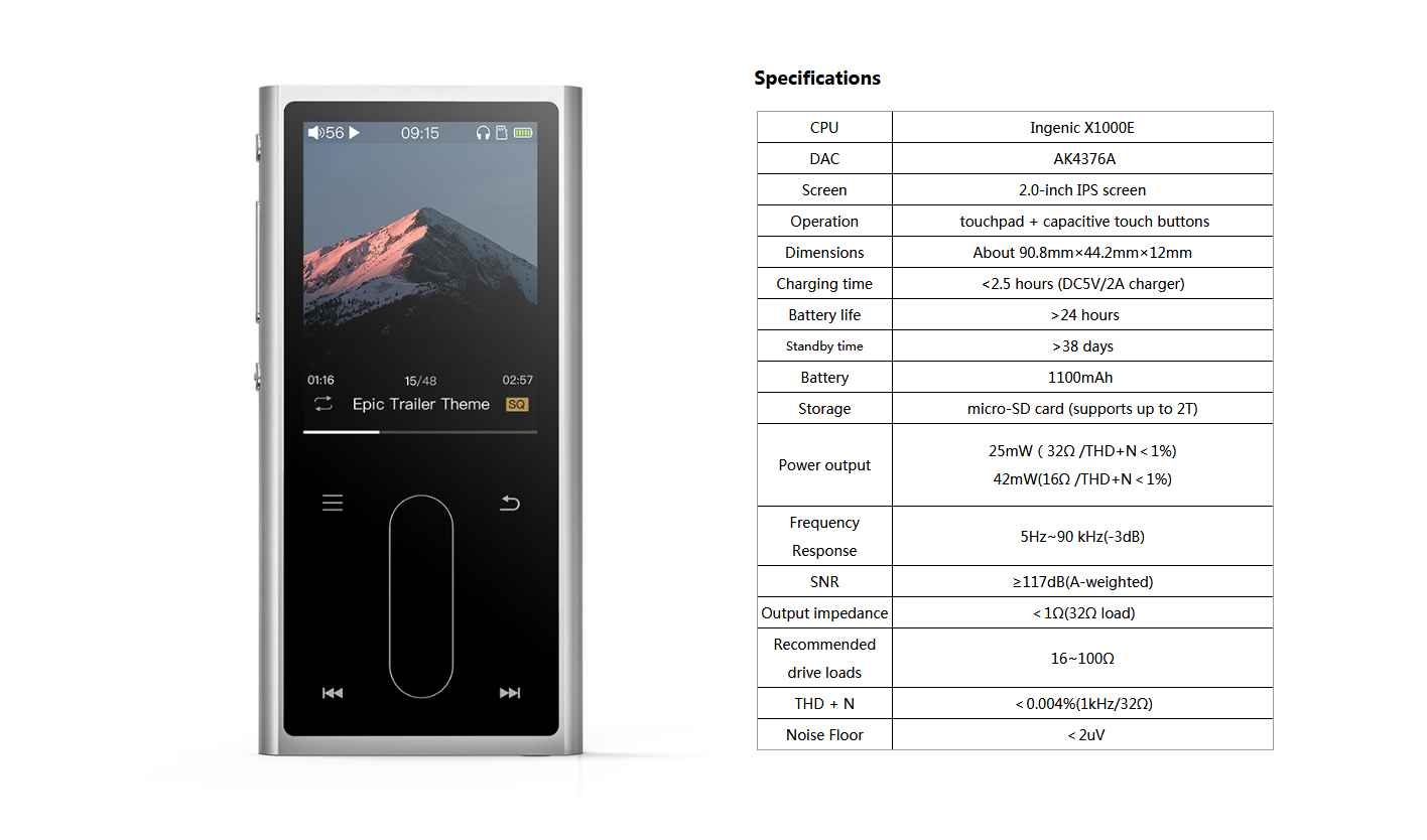 ขาย FiiO M3K เครื่องเล่นพกพา รองรับ Hi-Res อัดเสียงได้