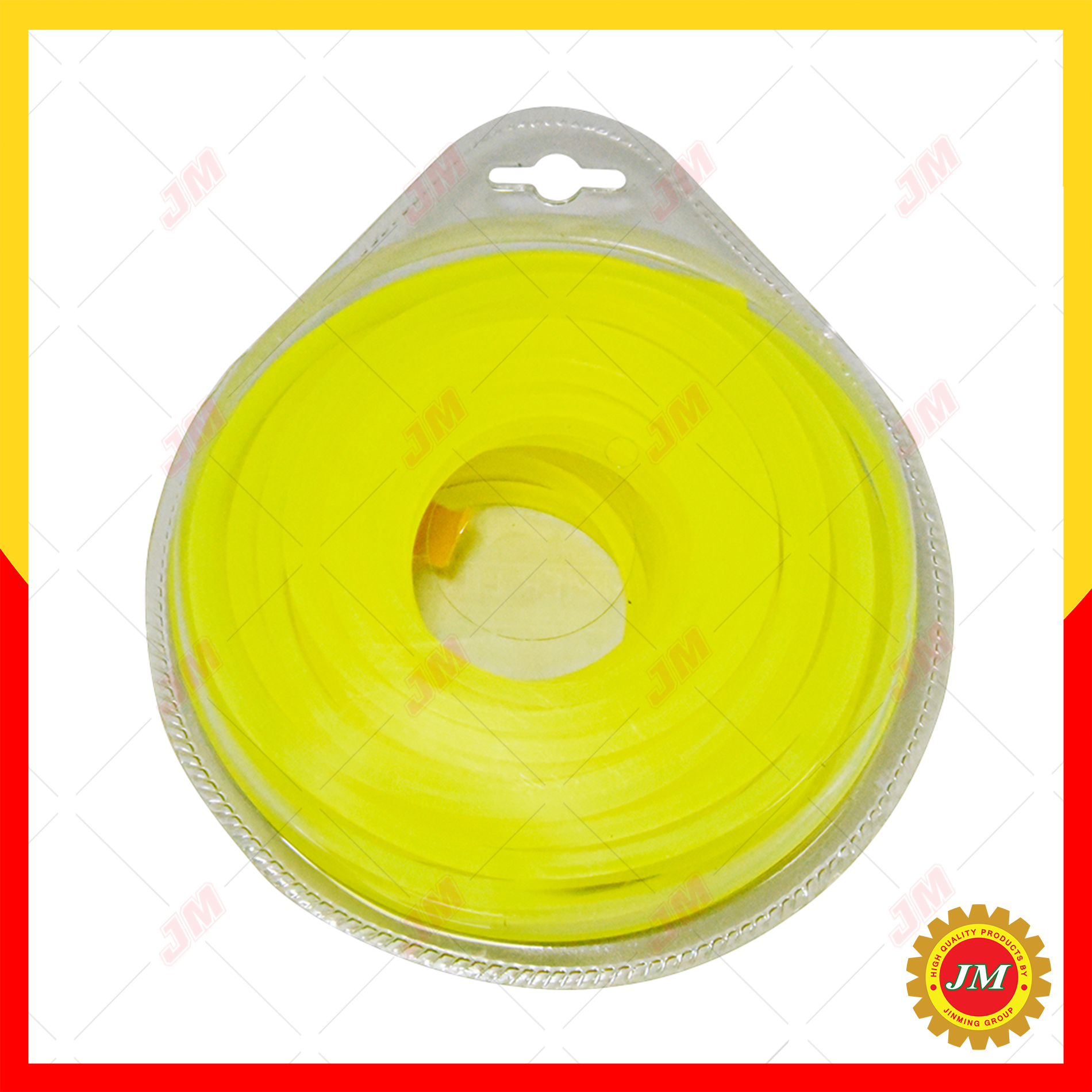 เอ็นตัดหญ้า 40เมตร* Falcon 0.5 ปอนด์ 3.5 มม. กลม/เหลี่ยม เหลือง/ขาว/ส้ม