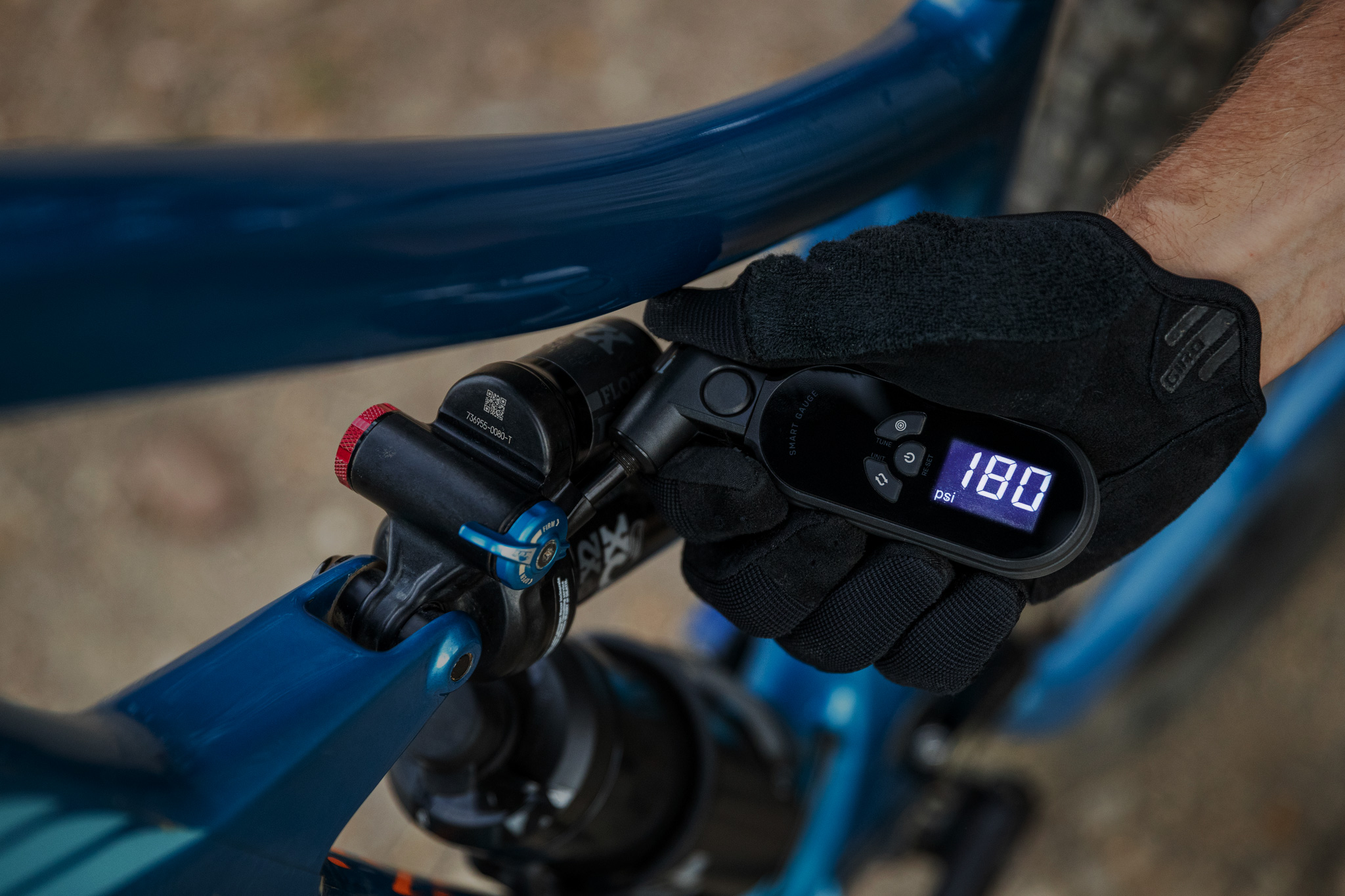 ตัววัดดิจิตอล Topeak SMARTGAUGE D2x, TSG-02 หัว Smarthead สามารถวัดลมได้สูงสุด 250PSI.