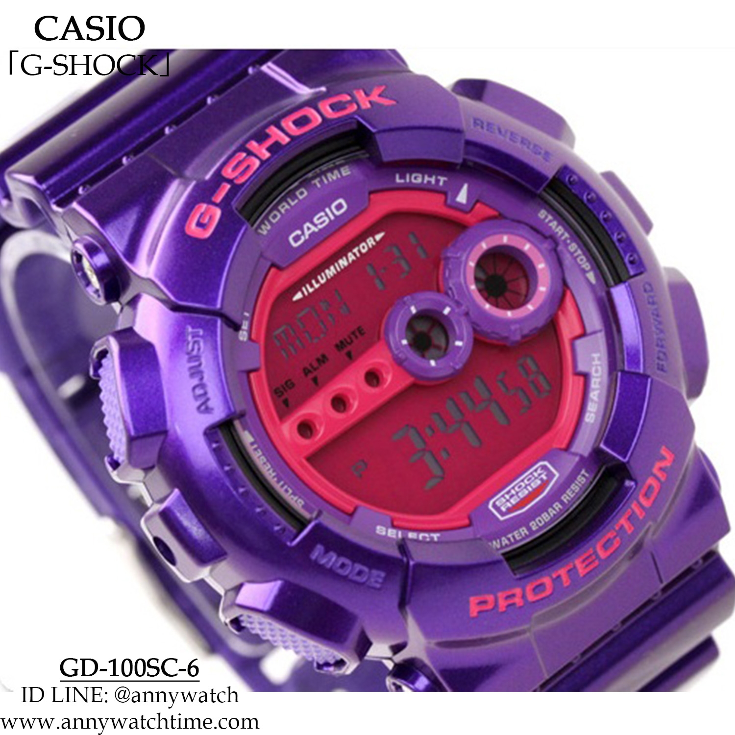 G-SHOCK GD-100SC-6 - จำหน่ายนาฬิกาของแท้ 100% รับซ่อมนาฬิกา