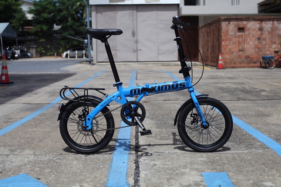 จักรยานพับได้ MAXIMUS รุ่น Piccolo ล้อ 16" เกียร์ 1 Speed เฟรมเหล็ก ดิสเบรกหน้า - หลัง รับประกันตัวเฟรม 3 ปี