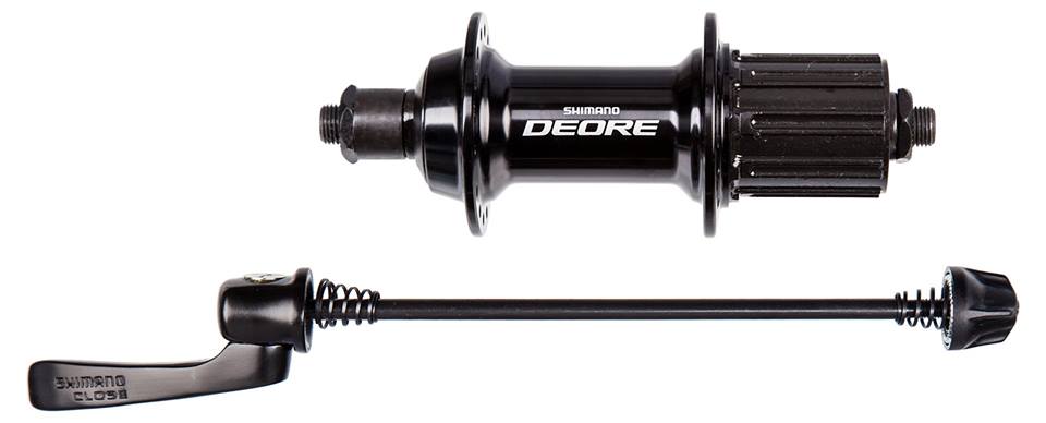 ดุมหลัง V-Brake DEORE, FH-T610L, สีดำ, 36H, 9/10-SPD (Malay) ดุมวีเบรค